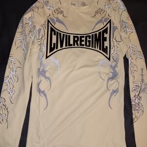 Civil Regime Cream Long Sleeve Top